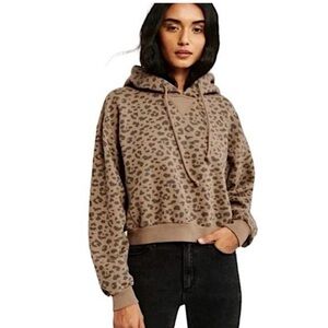 Abercrombie & Fitch Leopard Print Hoodie XL